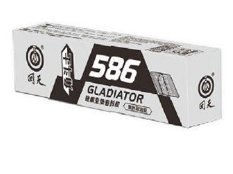 Fabricante negro 55g de la junta del silicón de 586 gladiadores para la junta auto, curado netural